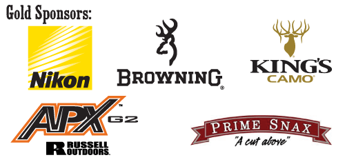 Gold Sponsors: Nikon, Browning, Russell Outdoors, 
